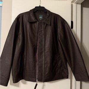 Wild Fable Brown Leather Jacket
